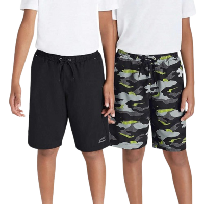 Eddie Bauer Boys 2-Pack Hybrid Shorts