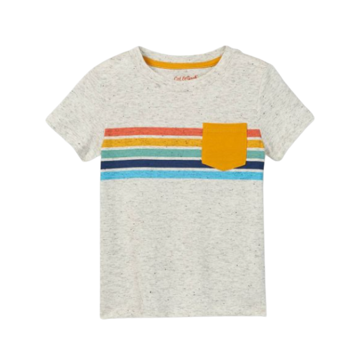 Gray Rainbow Pocket Shirt