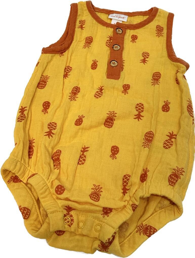 Mono Bebé Niña Orange Pineapple