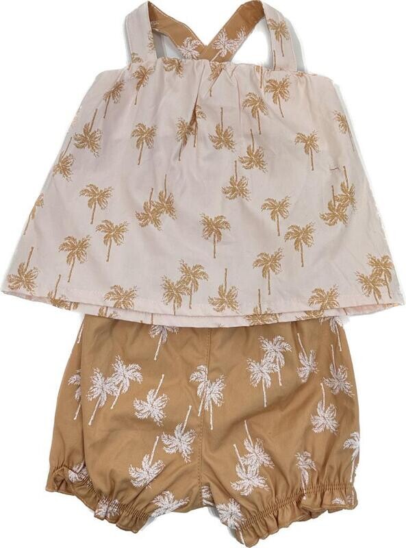 Palm conjunto de niña