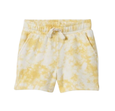 Yellow Short Tie Dye