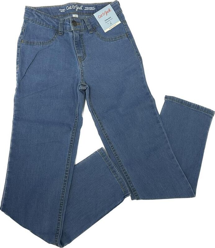 Super Stretch Straight Ajustable Waist Jeans