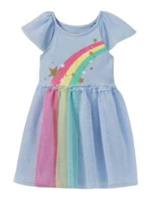 Blue Rainbow Dress