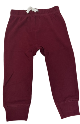 Red Cotton Jogger