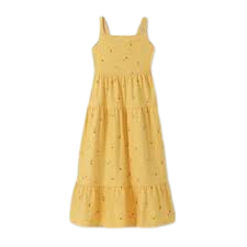 Mustard Fruit Dress