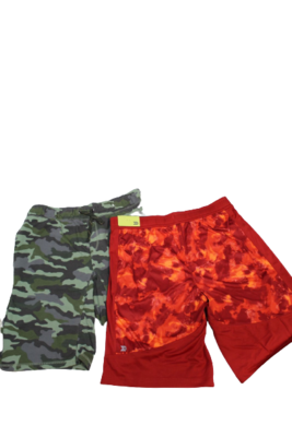 Two shorts guerra y rojo