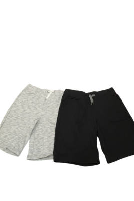 Two shorts negro mate y gris