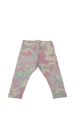 Licra de niña rosado con blanco