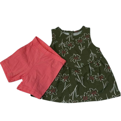 Conjunto Bebé Niña Green Pink