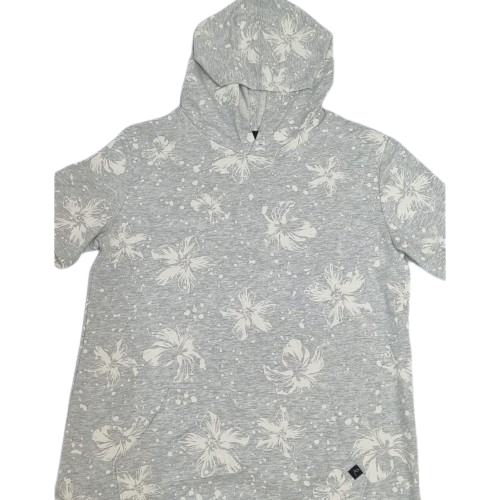 Grey flower hoodie Tshirt