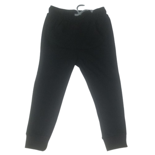 Front pocket black wool leggins