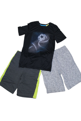 Conjunto deportivo Tshirt Negro + short