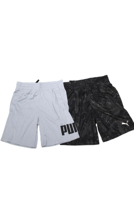 Two shorts negros y gris Puma