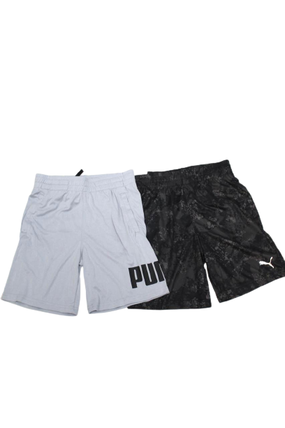 Two shorts negros y gris Puma