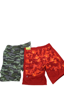 Two shorts guerra y rojo