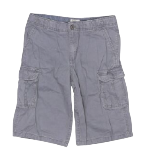 Bermuda Gris con Zipper Niños