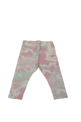 Licra de niña rosado con blanco