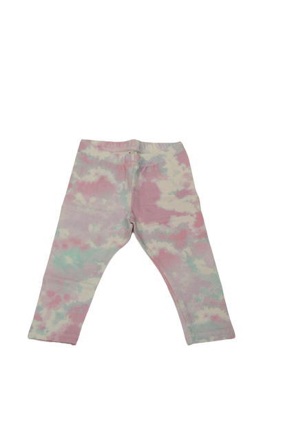 Licra de niña rosado con blanco