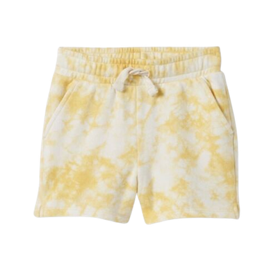 Yellow Short Tie Dye