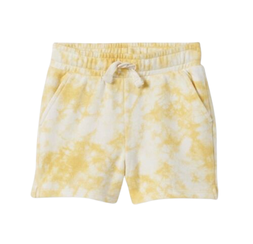 Yellow Short Tie Dye