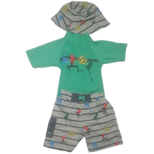 Frog vestido de baño 2 piezas con gorro