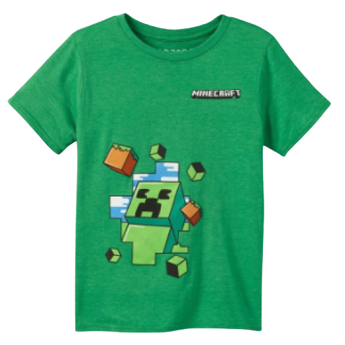 Green Minecraft Creeper Tshirt