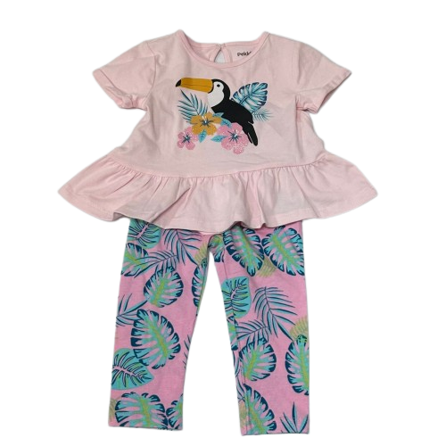 Conjunto Bebé Niña Tucán Rosa