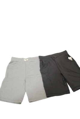 Two shorts negro y gris silver
