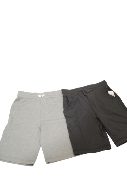 Two shorts negro y gris silver