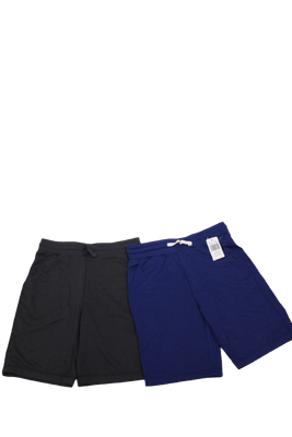 Pantalon corto azul y negro 2 x 1