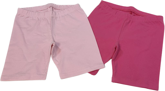 Duo Pack Pink Shorts