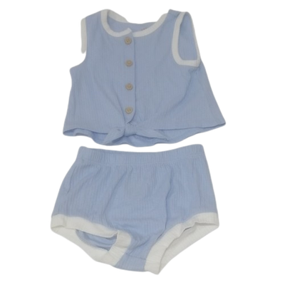 Conjunto celeste de niña