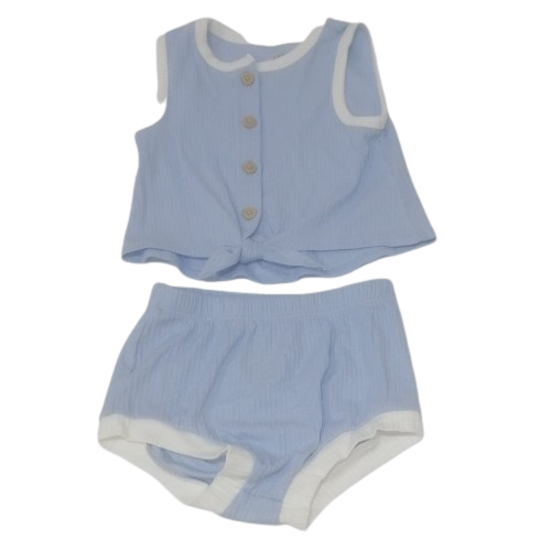 Conjunto celeste de niña