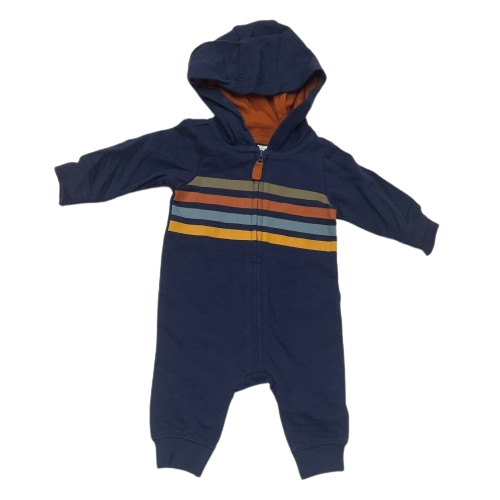 Abrigo Mono Bebé Niño Blue Cute Hoody
