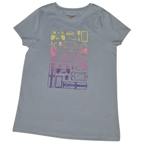 Light Blue Gamer Tshirt