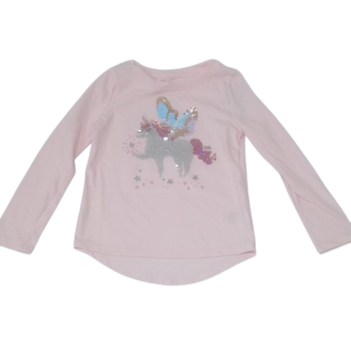 Flying unicorn sleeved Tshirt