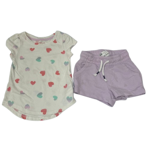 Conjunto Bebé Niña Pantalón Lila 