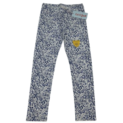 Leggin Blue Flowers