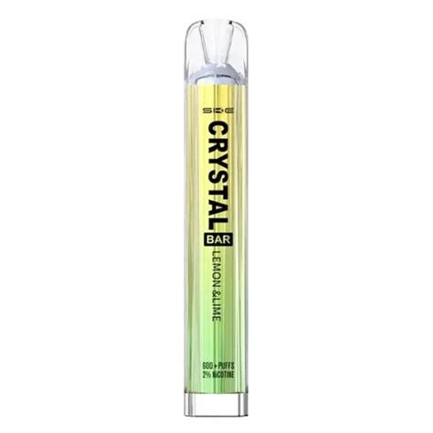 Crystal Bar by SKE Disposable, Flavour: Lemon and Lime, Nicotine: 20mg
