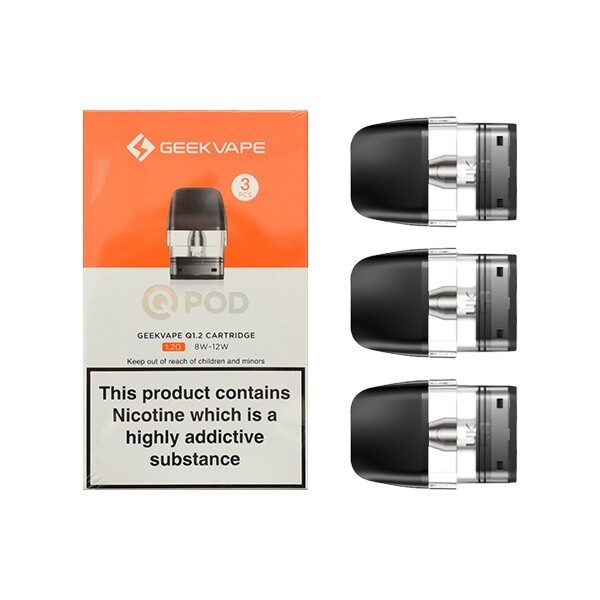 Geekvape Q Pods, Coil Resistance: Q 1.2Ohm