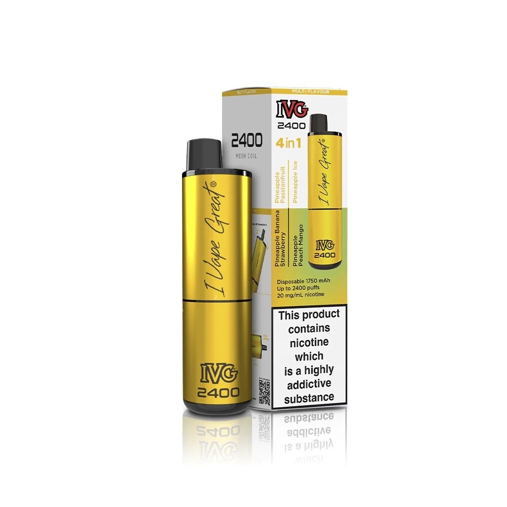 IVG 2400, Flavour: Multi-Flavour - Juicy Edition, Nicotine Salts: 20mg