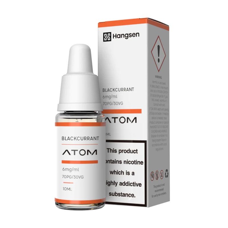 Blackcurrant Atom 70 Hangsen NTR, Nicotine: 6mg