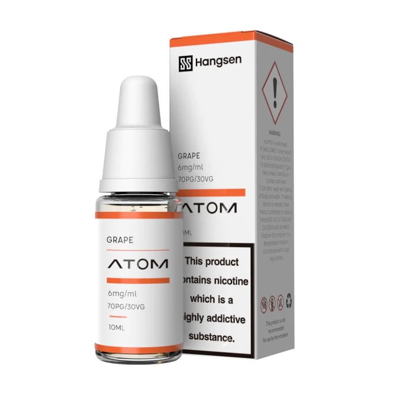 Grape Atom 70 Hangsen NTR, Nicotine: 6mg