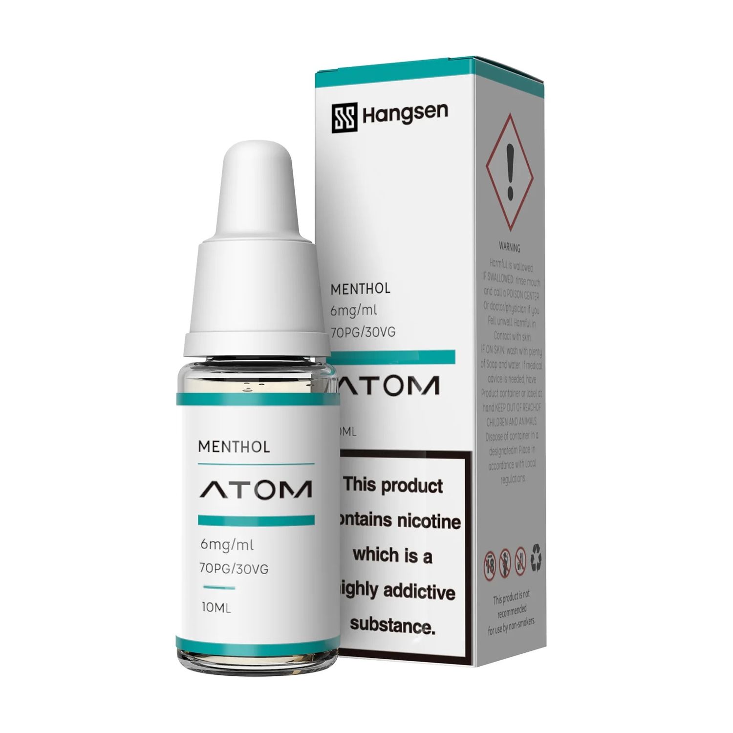 Menthol Atom 70 Hangsen NTR, Nicotine: 6mg