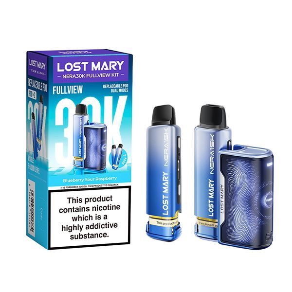 Lost Mary NERA 30k PK, Flavour: Blueberry Sour Raspberry