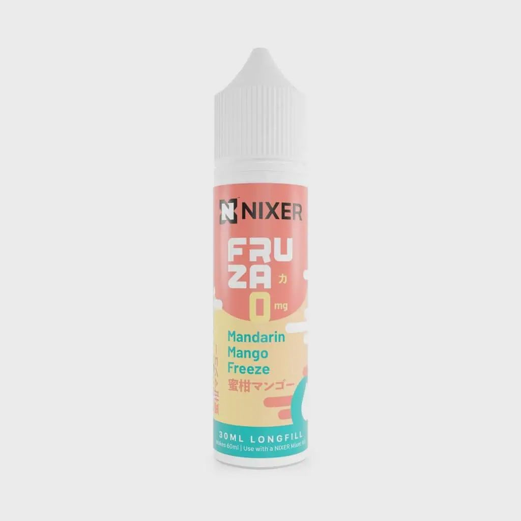 NIXER 30ml FRUZA Longfill, Flavour: Mandarin Mango Freeze