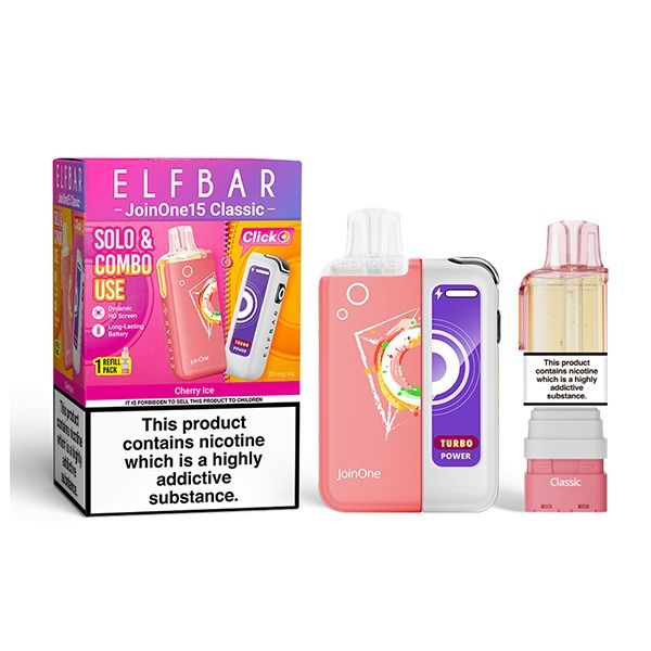 Elf Bar Join One 15k Pod Kit, Flavour: Cherry Ice