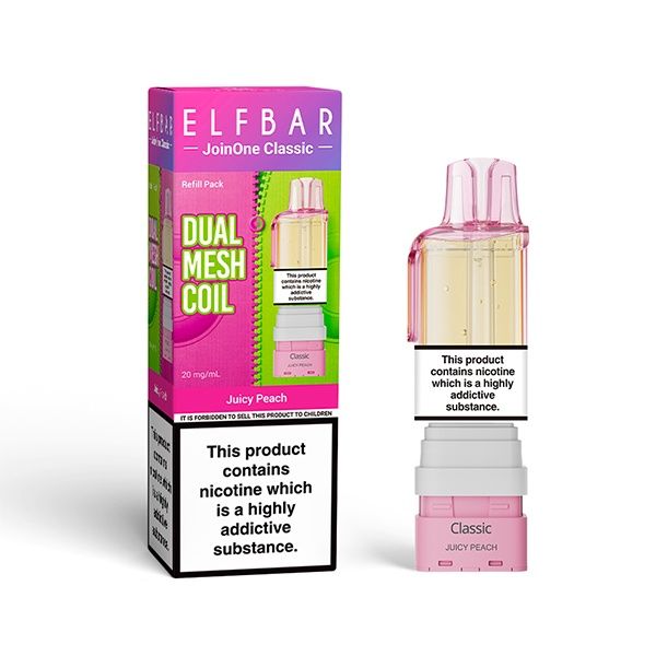 Elf Bar Join One 15k Pod Refill, Flavour: Juicy Peach