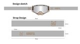 HandFull Racecraft Moto Goggles - Sandstorm