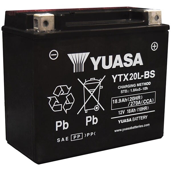 YUASA SERIES BATTERY YTX20L-BS